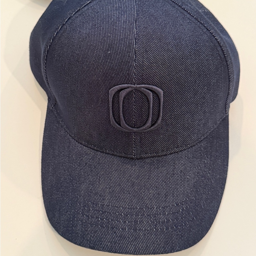 Navy Blue Embroidered Women's Cap